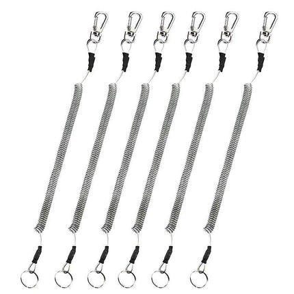 6x Fishing Lanyards Boating Ropes Kayak Secure Pliers Lip Grips Tackle Fish Tool - Aimall