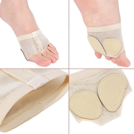 Ballet Dance Foot Thongs Toe Undies Forefoot Cover Half Lyrical Shoes Paws Pad - Aimall