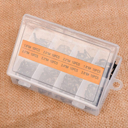 80 Fishing Rod Guide Set Tackle Tips Repair Kits Ring 8 Size Stainless Steel Box - Aimall