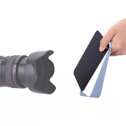 White Balance Card 18% Grey/White/Black Exposure Digital Manual photography AU - Aimall