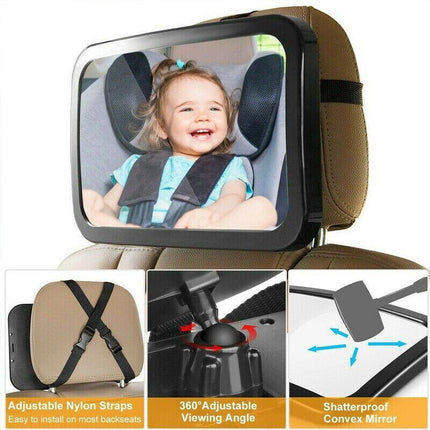 Car Baby Seat Inside Mirror View Back Safety Rear Ward Facing Child Infant AU - Aimall