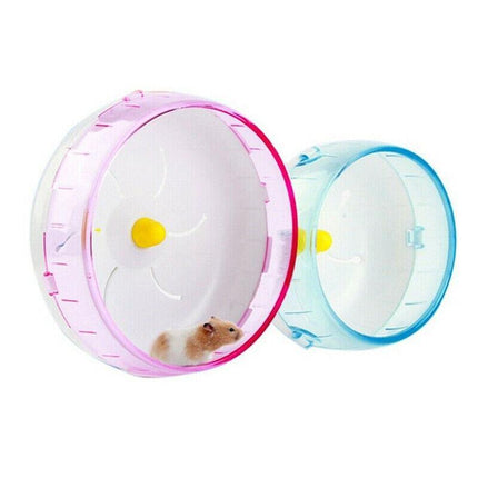 Hamster Guinea Pig Running Disc Cage Accessories Running Round Wheel Pet Toys AU - Aimall