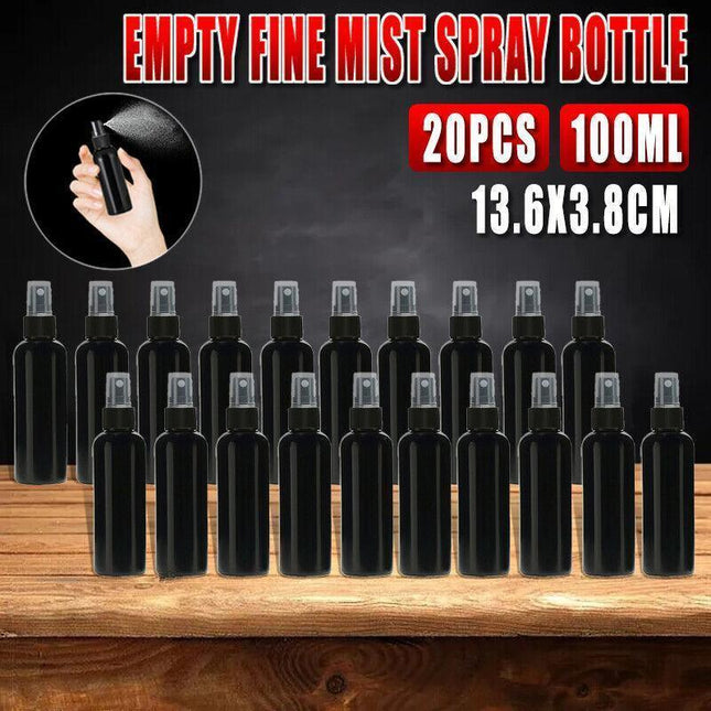 Plastic Spray Bottles ready for use.