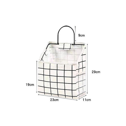 Wall Hanging Storage Bag Home Wardrobe Organiser Pouch Book Holder Phone Pocket - Aimall