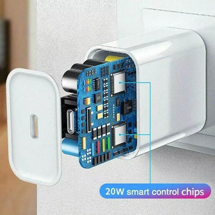 20W USB Type-C Wall Adapter Fast Charger PD Power For iPhone 12 11 Pro Max iPad - Aimall