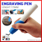 Electric Micro Engraver Pen Tip Engraving Cordless For Metal Jewelry Wood Glass - Aimall