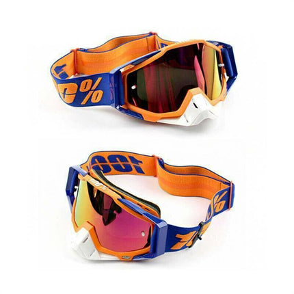 Motorcycle Racing Goggles Motocross MX MTB ATV UTV Dirt Bike Off-road Eyewear AU - Aimall