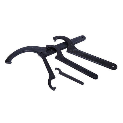 Motorcycle Bike Adjustable Hook Wrench C Spanner Repair hand Tools 22-160mm AU - Aimall