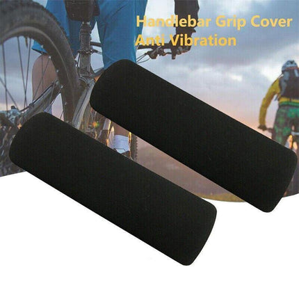 4PCS Motorbike Motorcycle Slip-On Foam Anti Vibration Comfort Handlebar Cover - Aimall