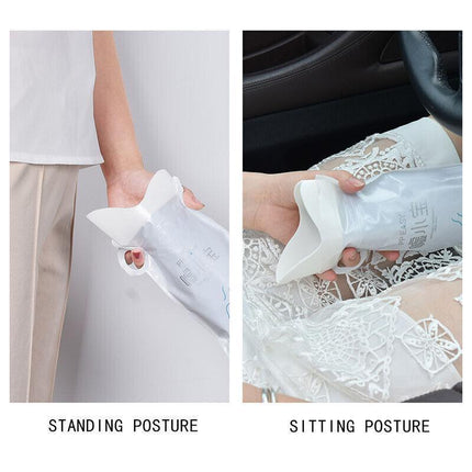 700ML Portable Disposable Urine Pee Bag Toilet Bags Camping Car Emergency Travel - Aimall