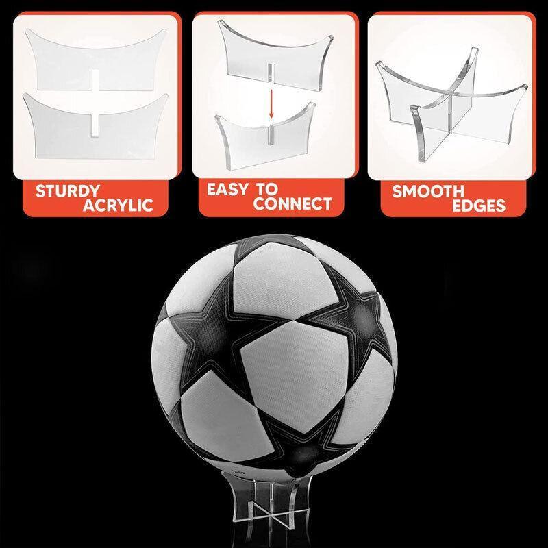 2pcs Support de ballon mural pour Basketball Volleyball Rugby Soccer H