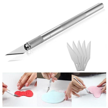 Model Hobby Cutting Precision Blade Crafts Art Knife Exacto Style Razor Cutter - Aimall