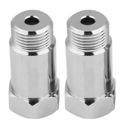 2X 45MM O2 02 OXYGEN SENSOR EXTENDER M18 x 1.5 CEL FIX EXTENSION SPACER ADAPTER - Aimall