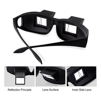 Lazy Creative Horizontal Lie Reading View Glasses Periscope Watch TV On Bed AU - Aimall