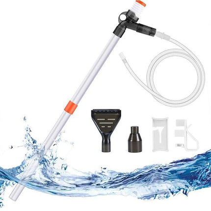 Pump Gravel Water Cleaning Kit Vacuum Cleaner Aquarium Fish Tank Siphon - Aimall