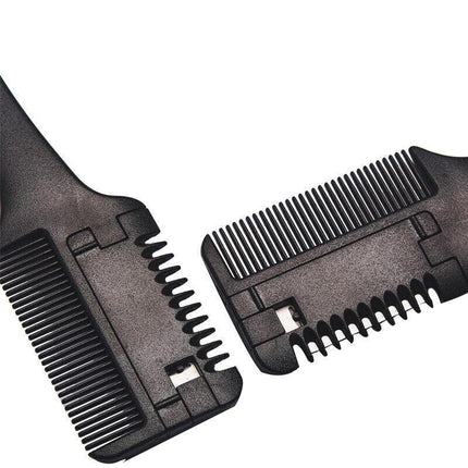 Professional Hairdressers Razor Comb Razor DIY Hair Cutting Thinning Trimmer AU - Aimall