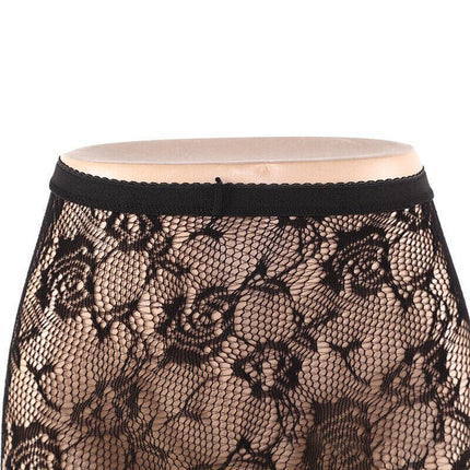 Sexy Pantyhose Stockings Fishnet Floral Lace Pattern Fashion Tights Black Au Aimall