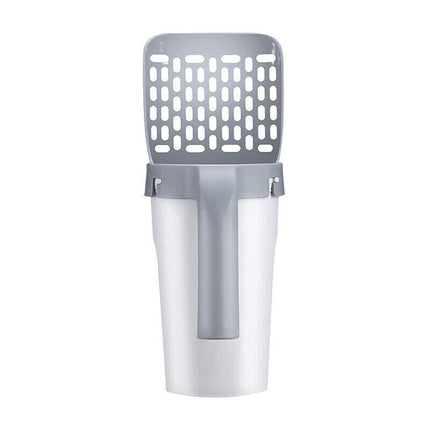 Cat Litter Scoop Integrated Detachable Shovel Holder Poop Pet Sifter Cleaning - Aimall