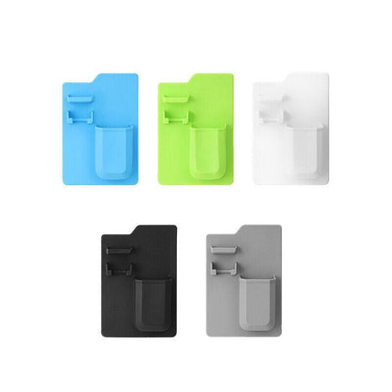 1PC Space Toothbrush Holder Shower Organizer Silicone Bathroom Storage Razor AU - Aimall