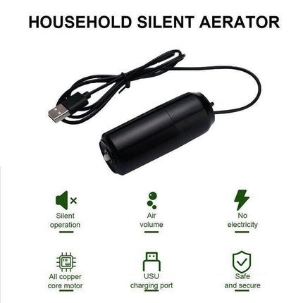 USB Aquarium Oxygen Pump Mini Fish Tank Air Pump Compressor Aerator Accessories - Aimall