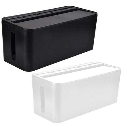 Large Cable Wire Cord Storage Box Case Management Socket Tidy Safety Organizer - Aimall