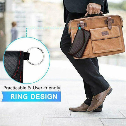 For Faraday Bag RFID Signal Blocking Shielding Pouch Cell Phone Blocker Wallet - Aimall