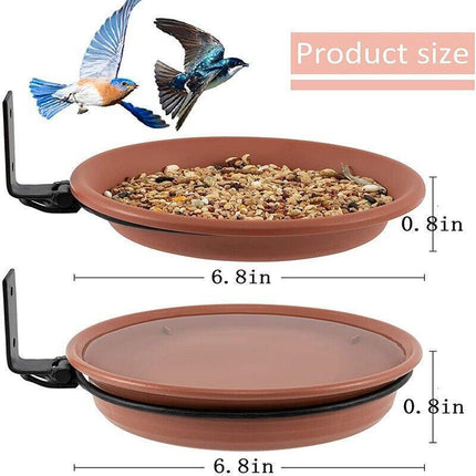 Hanging Bird Feeder in a Garden Setting
