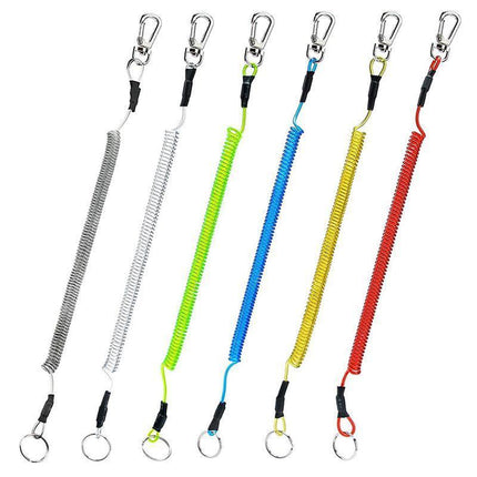 6x Fishing Lanyards Boating Ropes Kayak Secure Pliers Lip Grips Tackle Fish Tool - Aimall