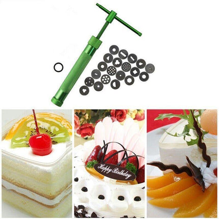 Polymer Clay Gun Extruder Sculpey Sculpting Tool w/ 20 Discs Cake Tool Craft New - Aimall