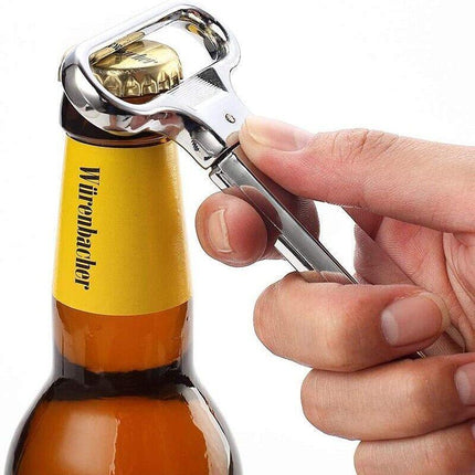 Wine Bottle Opener Cork Puller Damaged Cork Remover Chrome Sheath AU Stock - Aimall