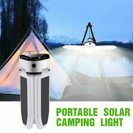 Solar Camping Light LED Lantern Tent Lamp USB Rechargeable Outdoor Hiking Lights - Aimall