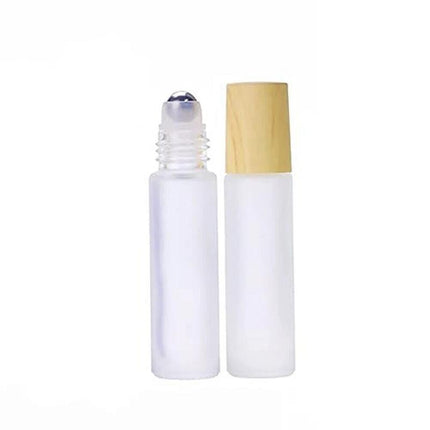 5X10ml Glass Bottle Roller Rollerball Perfume Frosted Essential Oil Roll On Ball - Aimall