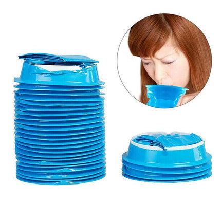 Disposable Vomit Bag in Use