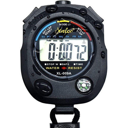 2X Handheld Stop watch Digital Chronograph Counter Sports StopWatch Timer Alarm - Aimall