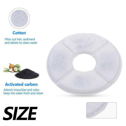 6/12Pcs Carbon Filters Water Fountain Replacement For Pet Dog Cat Water Drinking - Aimall