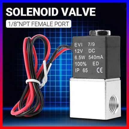 DC12V Normally Closed Fast Response Electric Air Oil Water Solenoid Valve AU - Aimall