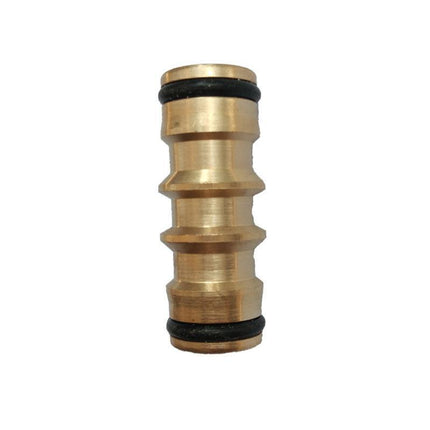 Garden Hose Connector Brass Copper Adapter Joiner 2 Way Fitting Male 48x15x9mm - Aimall