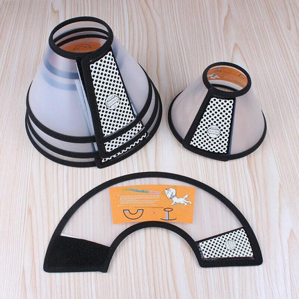 Pet Dog Cat Cone Protective Collar Wound Healing Medical Elizabethan E-collar AU - Aimall