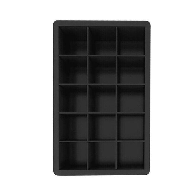 15Grids Silicone Ice Cube Tray Large Mould Mold Giant Maker 3.2 CM Square NEW AU - Aimall