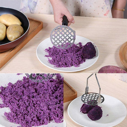 Kitchen Potato Masher Stainless Steel Vegetable Fruit Potatoe Press Crusher Tool - Aimall