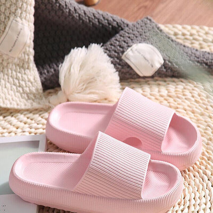PILLOW SLIDES Sandals Ultra-Soft Slippers Extra Soft Cloud Shoes Anti-Slip AU - Aimall