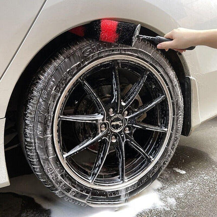 45CM Cleaning Tool Wash Cleaner Tire Rim Scrub Brush Car Vehicle Wheel Hub Brush - Aimall