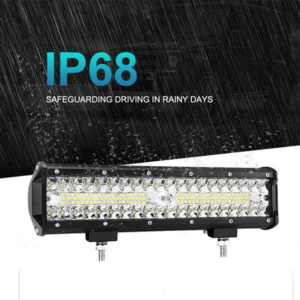 12inch CREE LED Light Bar Side Shooter Combo Beam Work Driving OffRoad 4WD AU - Aimall
