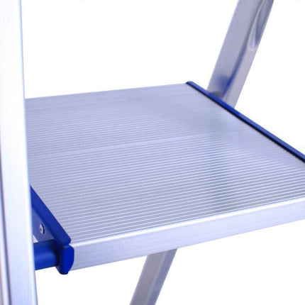 3/4/5 Step Multi-Purpose Folding Ladder Aluminium Light Weight Non Slip Platform - Aimall