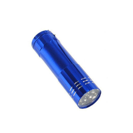 Mini Pocket 9 LED Camping Torch Ultra Flashlight Light Lamp Aluminum ( 1pc) AU - Aimall