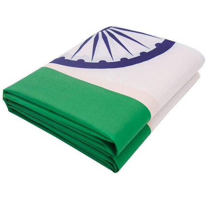 Large India Indian Flag Heavy Duty Outdoor Diwali Divali IN 90x150cm - 3x5ft AU - Aimall