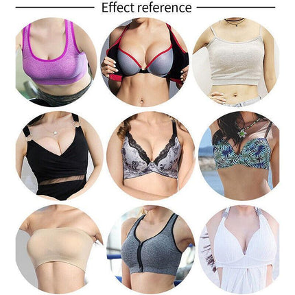 Triangle Push-up Silicone Bra Inserts Breasts Pad Bikini Bra Cleavage Enhancers - Aimall