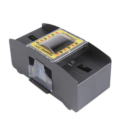2 Deck Automatic Card Shuffler Poker Cards Shuffling Machine Casino Playing Game - Aimall
