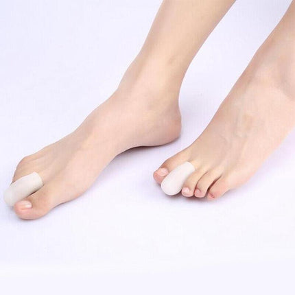 Silicone Toe Sleeve Gel Toe Cap Cover Protector Finger Tube Corn Pain Relief AU - Aimall