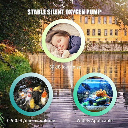 Auto Day/Night Solar Powered Oxygenator Air Pump Oxygen Aerator Fish Pond Pool - Aimall
